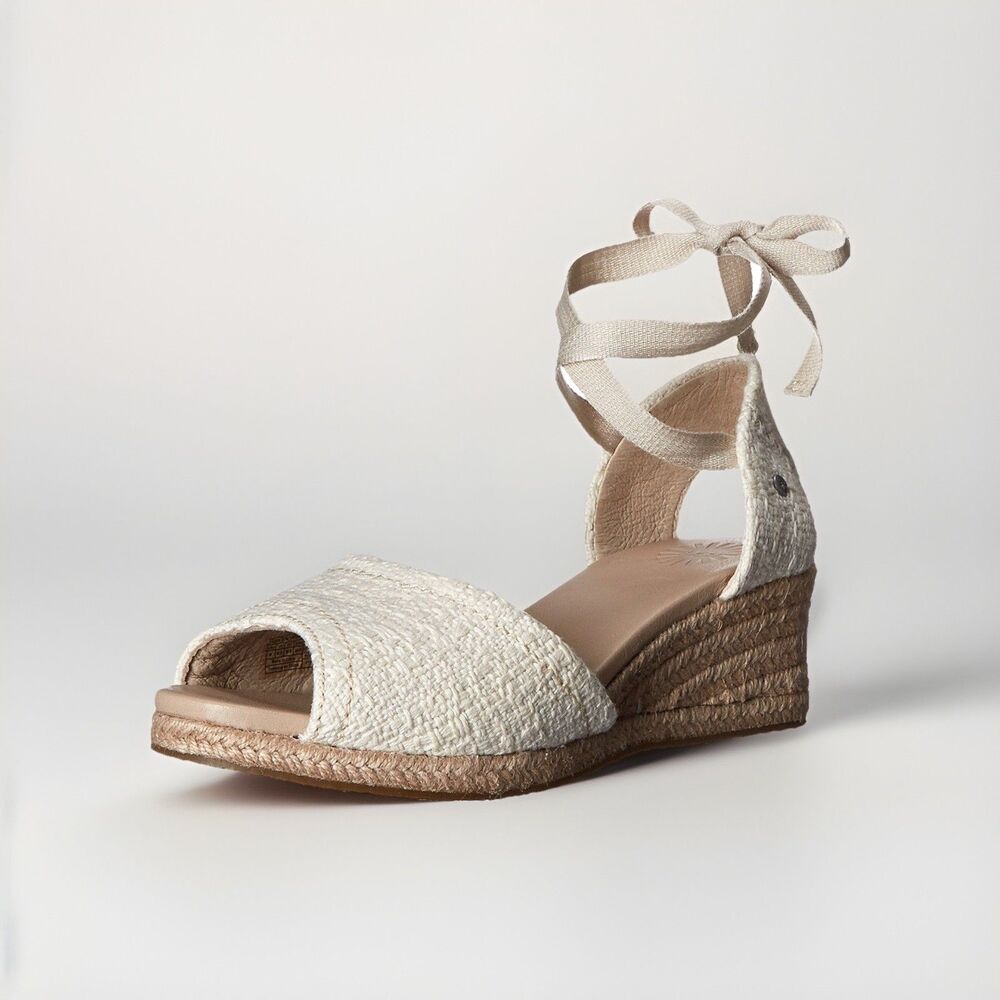 Ugg Delmar Espadrille Wedge Sandals Womens Size 10